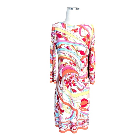 London Times Dresses & Skirts - NWT London Times Floral Boho Pattern Bodycon Midi Dress Sz 4
